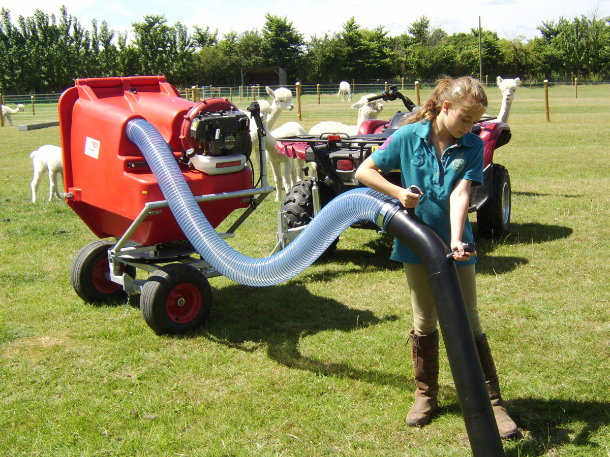 Llama field vacuums